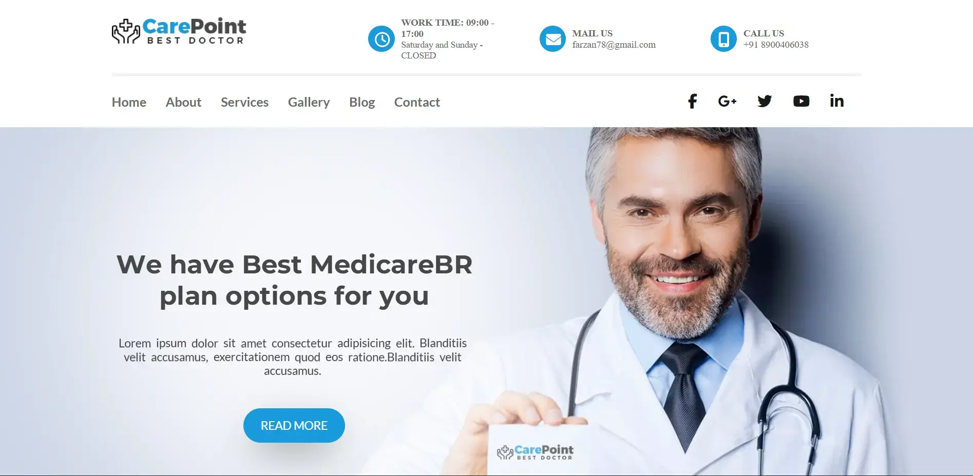 PSD to HTML with Bootstrap screenshot
